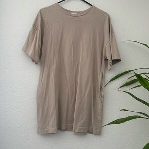 Princess Polly Tan T Shirt Dress With Pockets